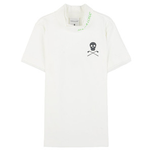 마크앤로나 에이스 여성 모크넥 티셔츠 크림 MLW-3B-AA03